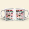 Happy Anniversary, Personalized Coffee Mug, Santa Gifts For Old Couple