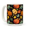 Happy Autumn Pumpkin Pattern Coffee Mug