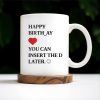 Happy Birthday Special Gift Love Heart - Personalized Custom Coffee Mug - CPL128_MG