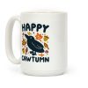 Happy Cawtumn Crow Parody Coffee Mug Happy Cawtumn Crow Parody Coffee Mug