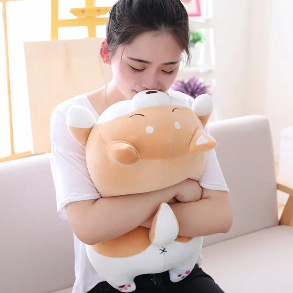 Happy Corgi Plush Dog Pillow Soft Stuffed Toy Gift Happy Corgi Plush Dog Pillow Soft Stuffed Toy Gift