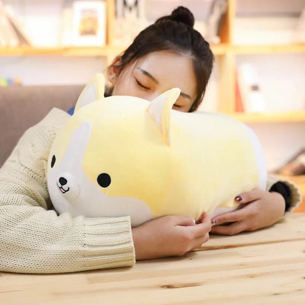 Happy Corgi Plush Dog Pillow Soft Stuffed Toy Gift Happy Corgi Plush Dog Pillow Soft Stuffed Toy Gift