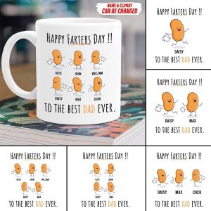 Happy Farter's Day To The Best Dad Ever Family Coffee Mug, HN590