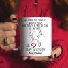 Happy Father's Day - Personalized White Mug - Gift For Dad Happy Father's Day - Personalized White Mug - Gift For Dad