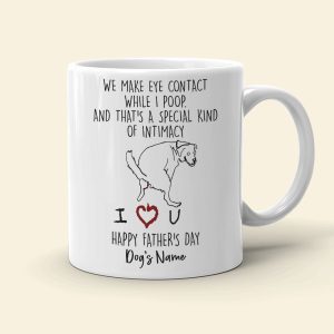 Happy Father's Day - Personalized White Mug - Gift For Dad