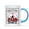 Happy Father's Day Baseball Dad Personalized Mug Happy Father's Day Baseball Dad Personalized Mug