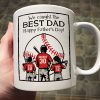 Happy Father's Day Baseball Dad Personalized Mug Happy Father's Day Baseball Dad Personalized Mug