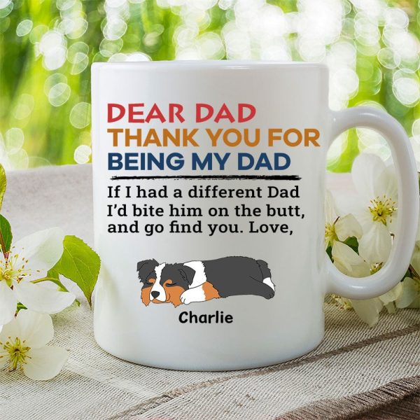 Happy Father's Day Bite The Butt Mug Personalized Gift HO82 890708 Happy Father's Day Bite The Butt Mug Personalized Gift HO82 890708