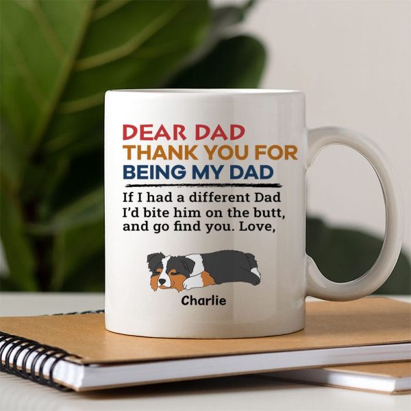 Happy Father's Day Bite The Butt Mug Personalized Gift HO82 890708 Happy Father's Day Bite The Butt Mug Personalized Gift HO82 890708