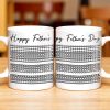 Happy Father's Day Geometric Patterns - Personalized Custom Coffee Mug - DAD216_MG Happy Father's Day Geometric Patterns - Personalized Custom Coffee Mug - DAD216_MG