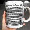 Happy Father's Day Geometric Patterns - Personalized Custom Coffee Mug - DAD216_MG Happy Father's Day Geometric Patterns - Personalized Custom Coffee Mug - DAD216_MG