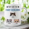 Happy Father's Day Human Servant - Gift for Dad, Funny Personalized Cat Dad Mug Happy Father's Day Human Servant - Gift for Dad, Funny Personalized Cat Dad Mug