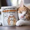 Happy Father's Day Human Servant - Personalized Mug for Cat Dad Happy Father's Day Human Servant - Personalized Mug for Cat Dad