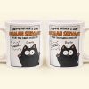 Happy Father's Day Human Servant - Personalized Mug for Cat Dad Happy Father's Day Human Servant - Personalized Mug for Cat Dad