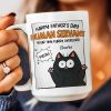 Happy Father's Day Human Servant - Personalized Mug for Cat Dad Happy Father's Day Human Servant - Personalized Mug for Cat Dad