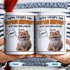 Happy Father's Day Human Servant, Your Tiny Furry Overlord - Personalized Custom Coffee Mug - CAT034_MG Happy Father's Day Human Servant, Your Tiny Furry Overlord - Personalized Custom Coffee Mug - CAT034_MG