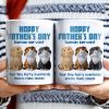 Happy Father's Day Human Servant, Your Tiny Furry Overlords, Cats - Personalized Custom Coffee Mug - CAT033_MG Happy Father's Day Human Servant, Your Tiny Furry Overlords, Cats - Personalized Custom Coffee Mug - CAT033_MG