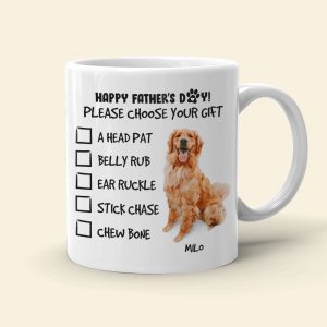 Happy Father's Day! Please Choose Your Gift - Personalized White Mug
