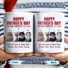 Happy Father's Day To Our Purrfect Cat Dad, Cats And Hearts - Personalized Custom Coffee Mug - DAD141_MG Happy Father's Day To Our Purrfect Cat Dad, Cats And Hearts - Personalized Custom Coffee Mug - DAD141_MG
