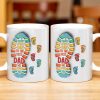 Happy Father's Day To The Best Dad We Love You, Footprints and Letters - Personalized Custom Coffee Mug - DAD038_MG Happy Father's Day To The Best Dad We Love You, Footprints and Letters - Personalized Custom Coffee Mug - DAD038_MG