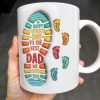 Happy Father's Day To The Best Dad We Love You, Footprints and Letters - Personalized Custom Coffee Mug - DAD038_MG Happy Father's Day To The Best Dad We Love You, Footprints and Letters - Personalized Custom Coffee Mug - DAD038_MG