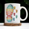 Happy Father's Day To The Best Dad We Love You, Footprints and Letters - Personalized Custom Coffee Mug - DAD038_MG Happy Father's Day To The Best Dad We Love You, Footprints and Letters - Personalized Custom Coffee Mug - DAD038_MG