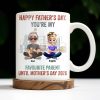 Happy Father's Day, You're My Favourite Parent Until Mother's Day 2026, Cartoon Characters - Personalized Custom Coffee Mug - DAD162_MG Happy Father's Day, You're My Favourite Parent Until Mother's Day 2026, Cartoon Characters - Personalized Custom Coffee Mug - DAD162_MG