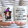 Happy Halloween - I'm Not Sugar And Spice - Personalized Mug, Halloween Ideas. Happy Halloween - I'm Not Sugar And Spice - Personalized Mug, Halloween Ideas.