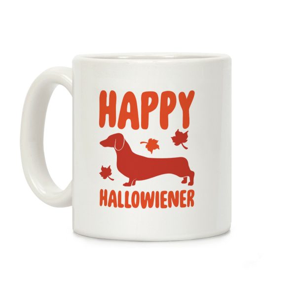 Happy Hallowiener Dachshund Parody Coffee Mug Happy Hallowiener Dachshund Parody Coffee Mug