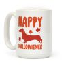 Happy Hallowiener Dachshund Parody Coffee Mug Happy Hallowiener Dachshund Parody Coffee Mug