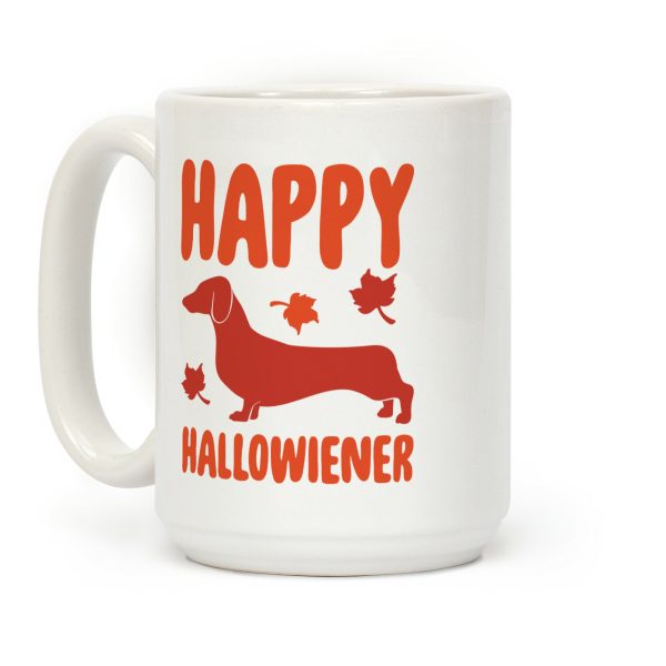 Happy Hallowiener Dachshund Parody Coffee Mug Happy Hallowiener Dachshund Parody Coffee Mug