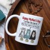 Happy Mother's Day From The Cats, Personalized Coffee Mug, Gift For Cat Mom, Mom's Little Cat Mug, Mother's Day Gift