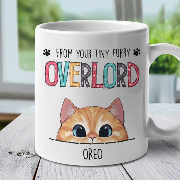 Happy Mother's Day From Your Tiny Furry Overlord - Gift For Mother's Day - Personalized Mug Happy Mother's Day From Your Tiny Furry Overlord - Gift For Mother's Day - Personalized Mug