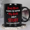 Happy Mother's Day, Gift For Mom, Personalized Mug, Butt Mug, Mother's Day Gift Happy Mother's Day, Gift For Mom, Personalized Mug, Butt Mug, Mother's Day Gift