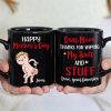 Happy Mother's Day, Gift For Mom, Personalized Mug, Butt Mug, Mother's Day Gift Happy Mother's Day, Gift For Mom, Personalized Mug, Butt Mug, Mother's Day Gift