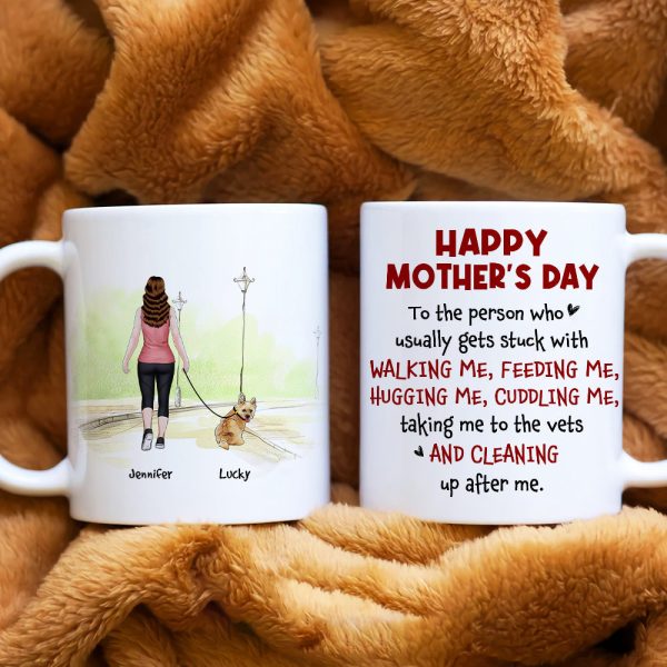 Happy Mother's Day, Gift For Mom, Personalized Mug, Dog Mom Mug, Mother's Day Gift Happy Mother's Day, Gift For Mom, Personalized Mug, Dog Mom Mug, Mother's Day Gift