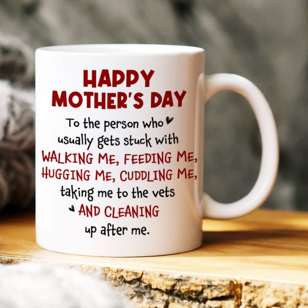 Happy Mother's Day, Gift For Mom, Personalized Mug, Dog Mom Mug, Mother's Day Gift Happy Mother's Day, Gift For Mom, Personalized Mug, Dog Mom Mug, Mother's Day Gift