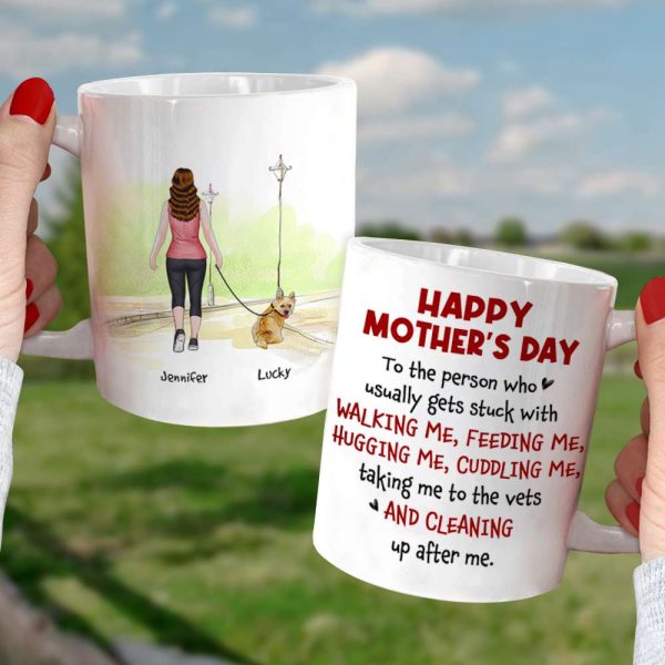 Happy Mother's Day, Gift For Mom, Personalized Mug, Dog Mom Mug, Mother's Day Gift Happy Mother's Day, Gift For Mom, Personalized Mug, Dog Mom Mug, Mother's Day Gift