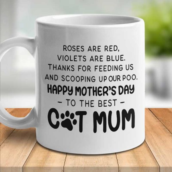 Happy Mother's Day To The Best Cat Mum - Gift For Mother's Day - Personalized Mug Happy Mother's Day To The Best Cat Mum - Gift For Mother's Day - Personalized Mug
