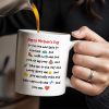 Happy Mother's Day To The One Who Gets To Feed Me And Walk With Me, Dog And Heart - Personalized Custom Coffee Mug - DOG035_MG Happy Mother's Day To The One Who Gets To Feed Me And Walk With Me, Dog And Heart - Personalized Custom Coffee Mug - DOG035_MG