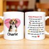 Happy Mother's Day To The One Who Gets To Feed Me And Walk With Me, Dog And Heart - Personalized Custom Coffee Mug - DOG035_MG Happy Mother's Day To The One Who Gets To Feed Me And Walk With Me, Dog And Heart - Personalized Custom Coffee Mug - DOG035_MG