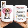 Happy Mother's Day To The One Who Gets To Feed Me And Walk With Me, Dog And Heart - Personalized Custom Coffee Mug - DOG035_MG Happy Mother's Day To The One Who Gets To Feed Me And Walk With Me, Dog And Heart - Personalized Custom Coffee Mug - DOG035_MG