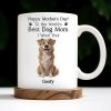 Happy Mother's Day! To the World's Best Dog Mom I Woof You, Dog and Paw Prints - Personalized Custom Coffee Mug - DGM003_MG Happy Mother's Day! To the World's Best Dog Mom I Woof You, Dog and Paw Prints - Personalized Custom Coffee Mug - DGM003_MG