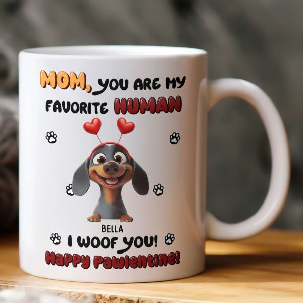 Happy Pawlentine! - Personalized Mug Happy Pawlentine! - Personalized Mug