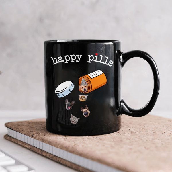 Happy Pills - Personalized Photo Mug Happy Pills - Personalized Photo Mug