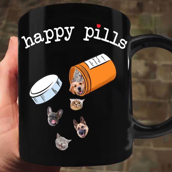 Happy Pills - Personalized Photo Mug Happy Pills - Personalized Photo Mug