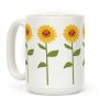 Happy Sunflower Pattern Coffee Mug Happy Sunflower Pattern Coffee Mug