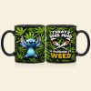 Happy Tropical Alien Coffee Mug - Personalized Gifts For Weed Lovers 02TODT090625 Happy Tropical Alien Coffee Mug - Personalized Gifts For Weed Lovers 02TODT090625