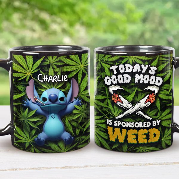 Happy Tropical Alien Coffee Mug - Personalized Gifts For Weed Lovers 02TODT090625 Happy Tropical Alien Coffee Mug - Personalized Gifts For Weed Lovers 02TODT090625