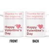 Happy Valentine's Day Love and Relationship Moments Mug - Personalized Custom Coffee Mug - CPL130_MG